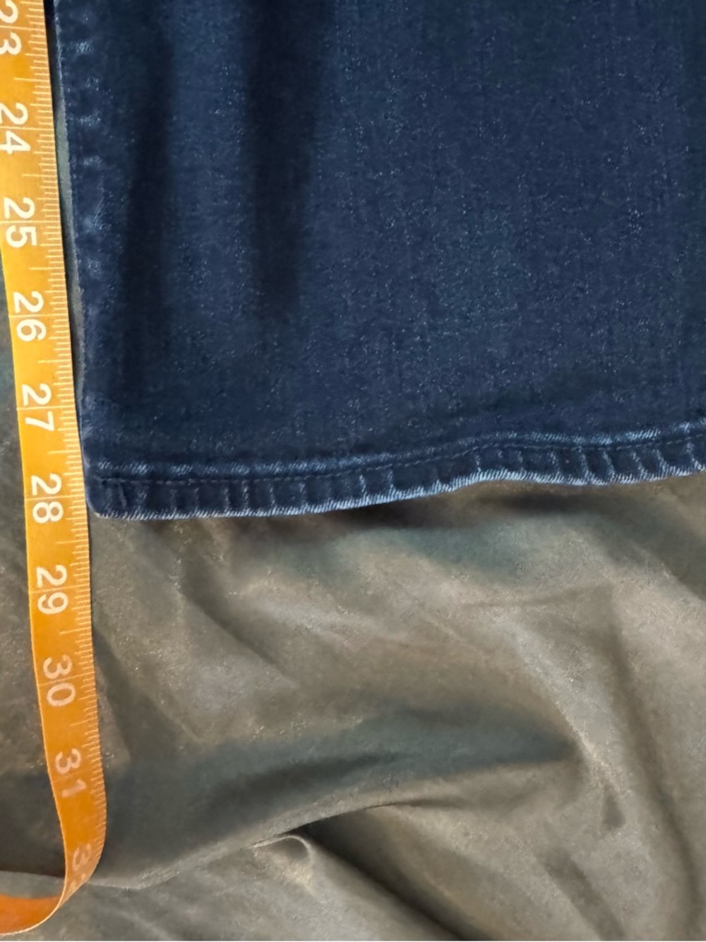 Hudson high rise straight jeans dark wash blue denim size 12 - Picture 11 of 13